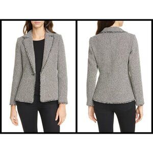 💕TED BAKER LONDON💕 Eloisia Bouclé Tweed Blazer Jacket TB3 US8 Medium M NWT